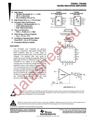 THS4061IDGN datasheet  